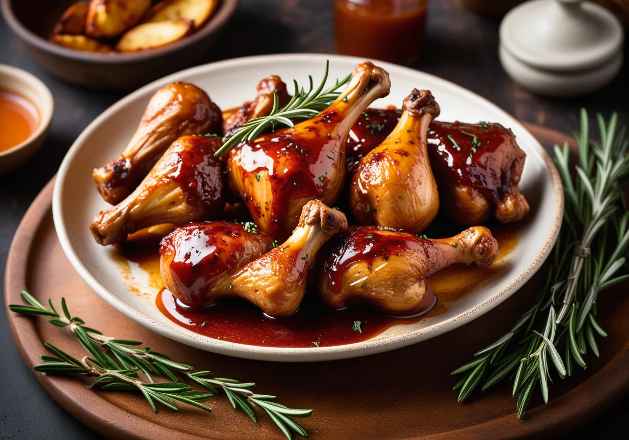 Chicken Drumsticks with Spicy Marinade