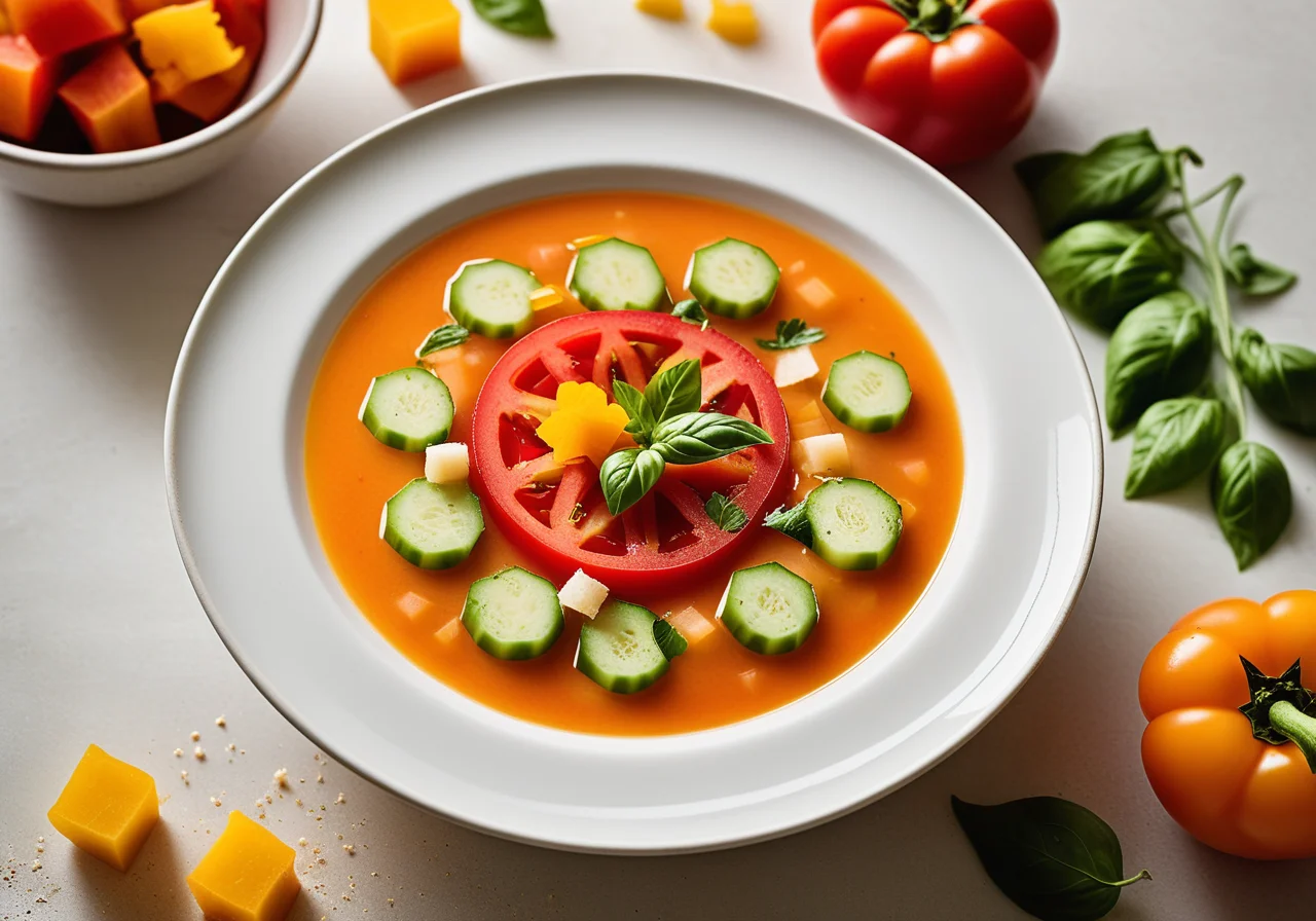 Cold Vegetable Soup (Gazpacho)