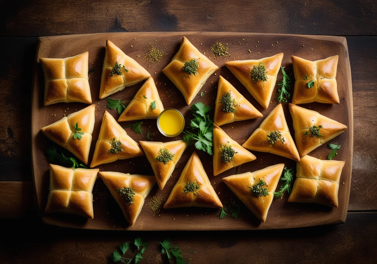 Moroccan Briouates with Meat