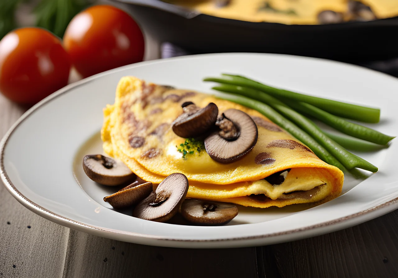 Omelette with Mushrooms