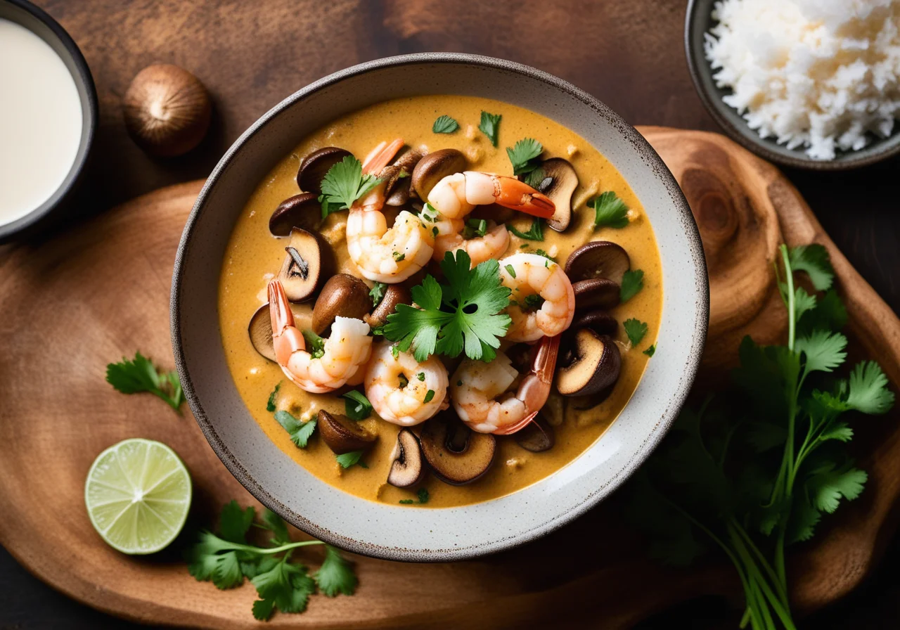 Shrimp Mushroom Soup