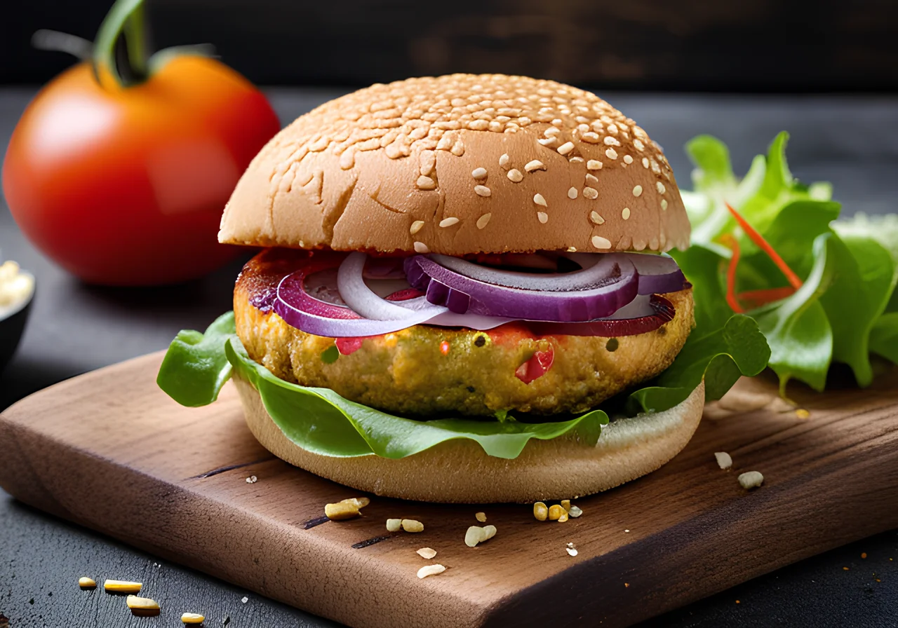 Tofu Corn Burger