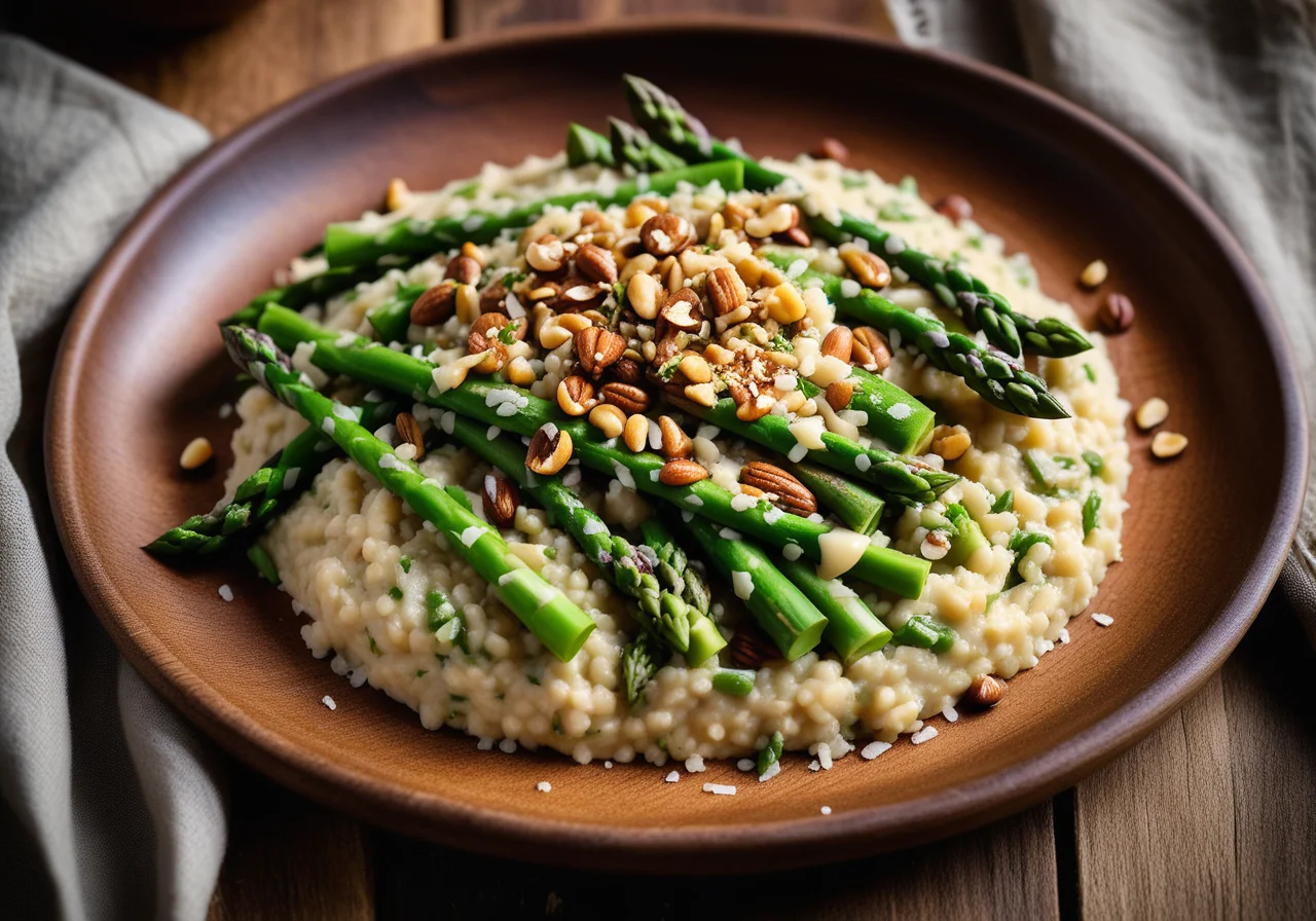 Barley Risotto with Asparagus