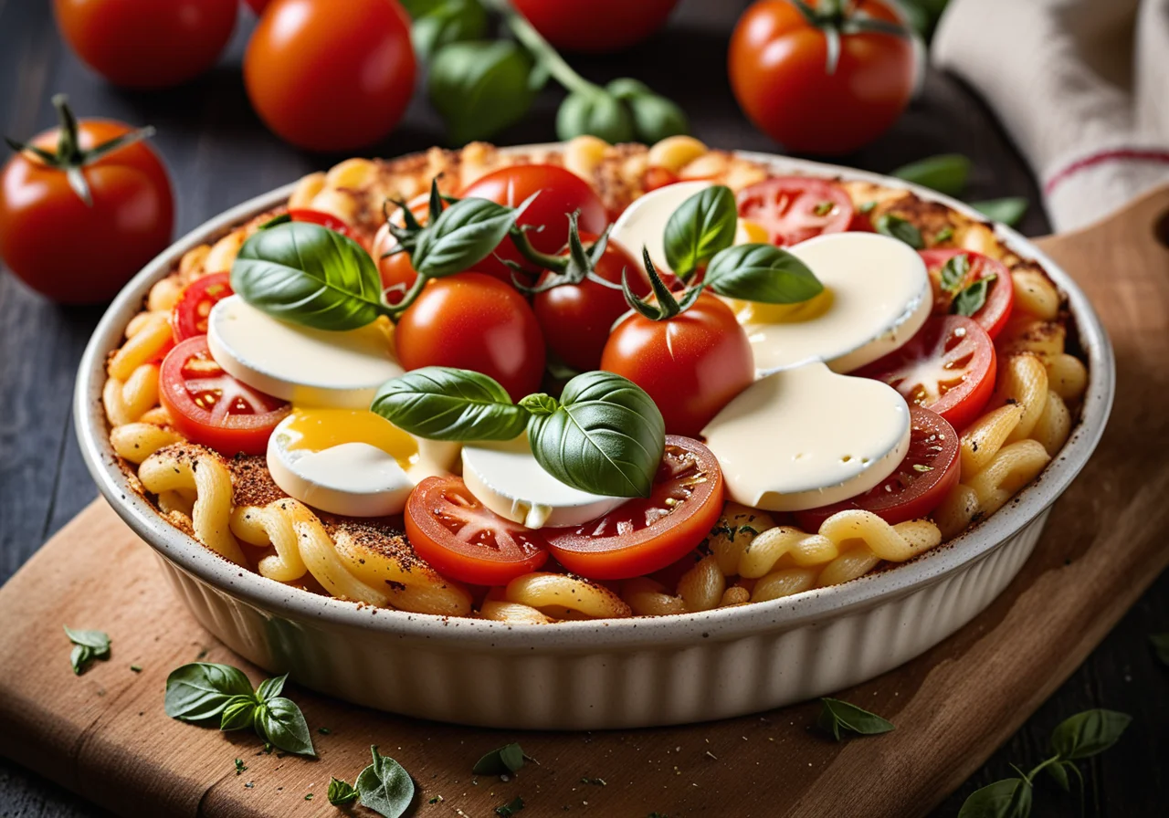 Macaroni Bake with Tomatoes and Herbs