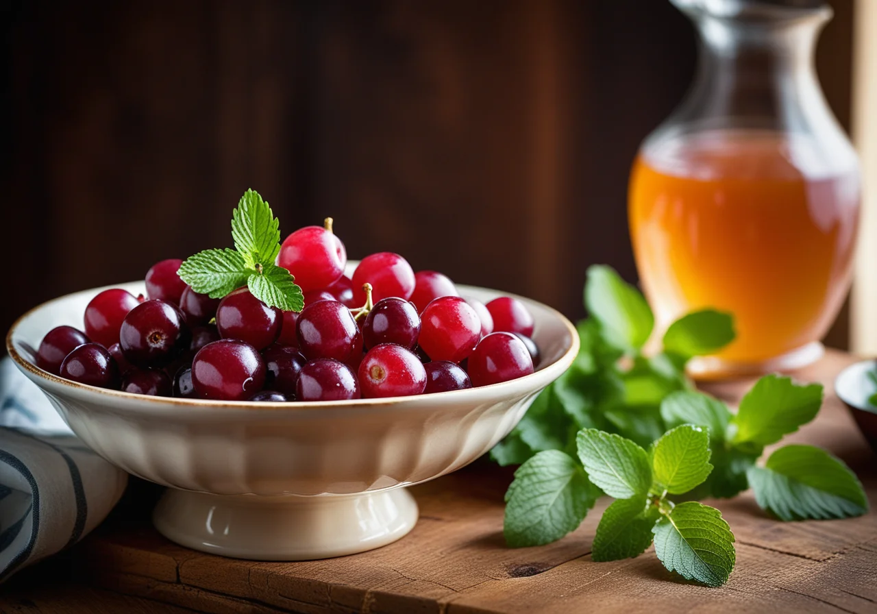 Compote of Gooseberries and Currants