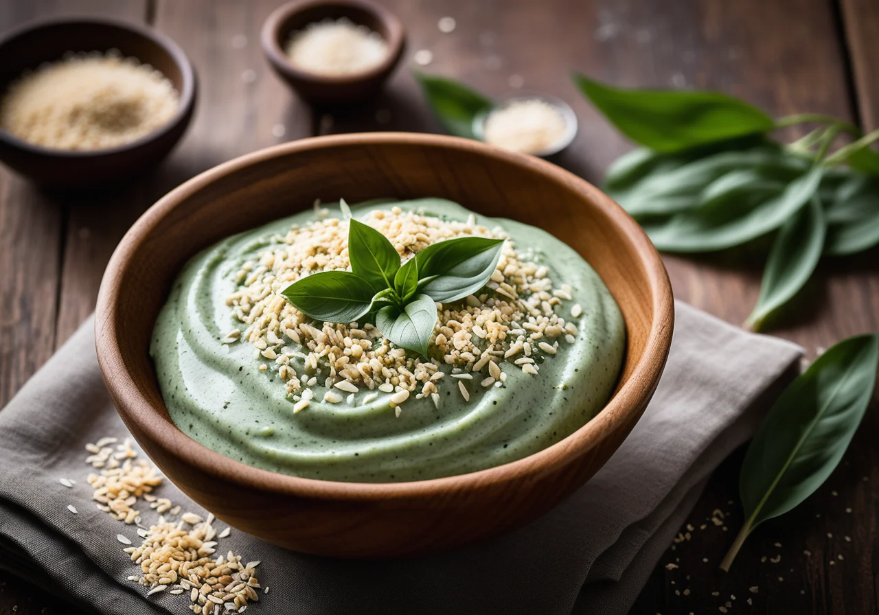 Wild Garlic Paste with Sesame
