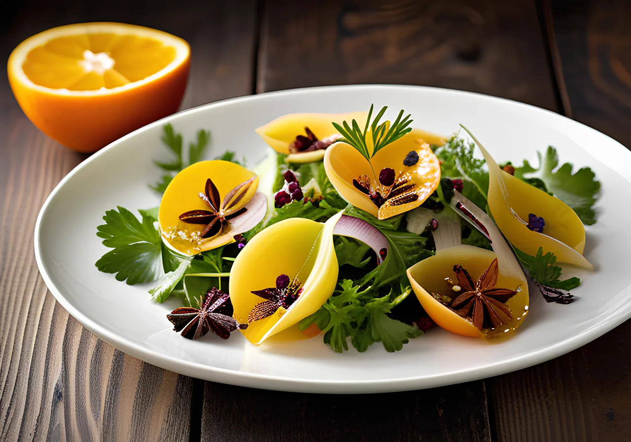 Endive Salad with Orange Dressing