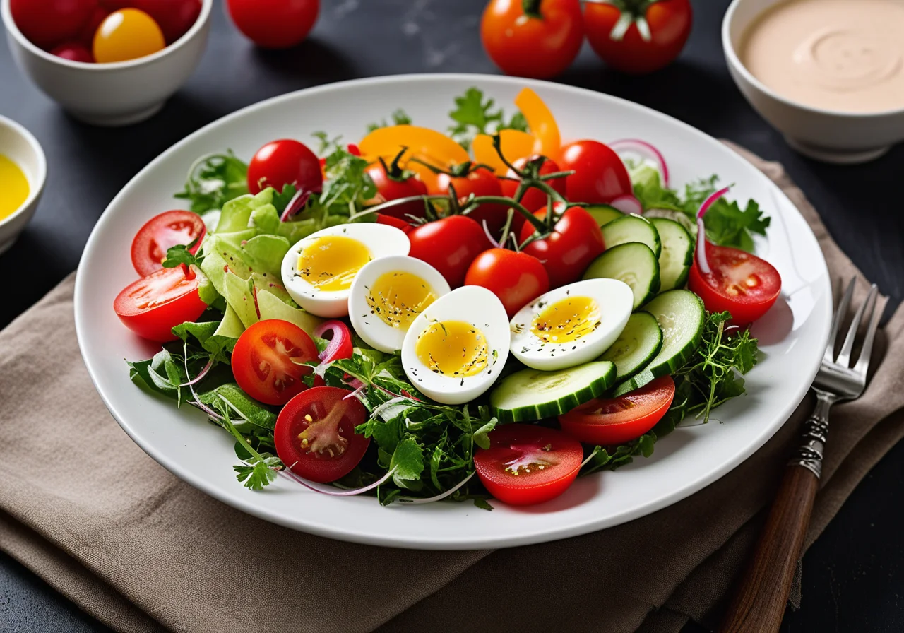 Eastern Colorful Vegetable Salad