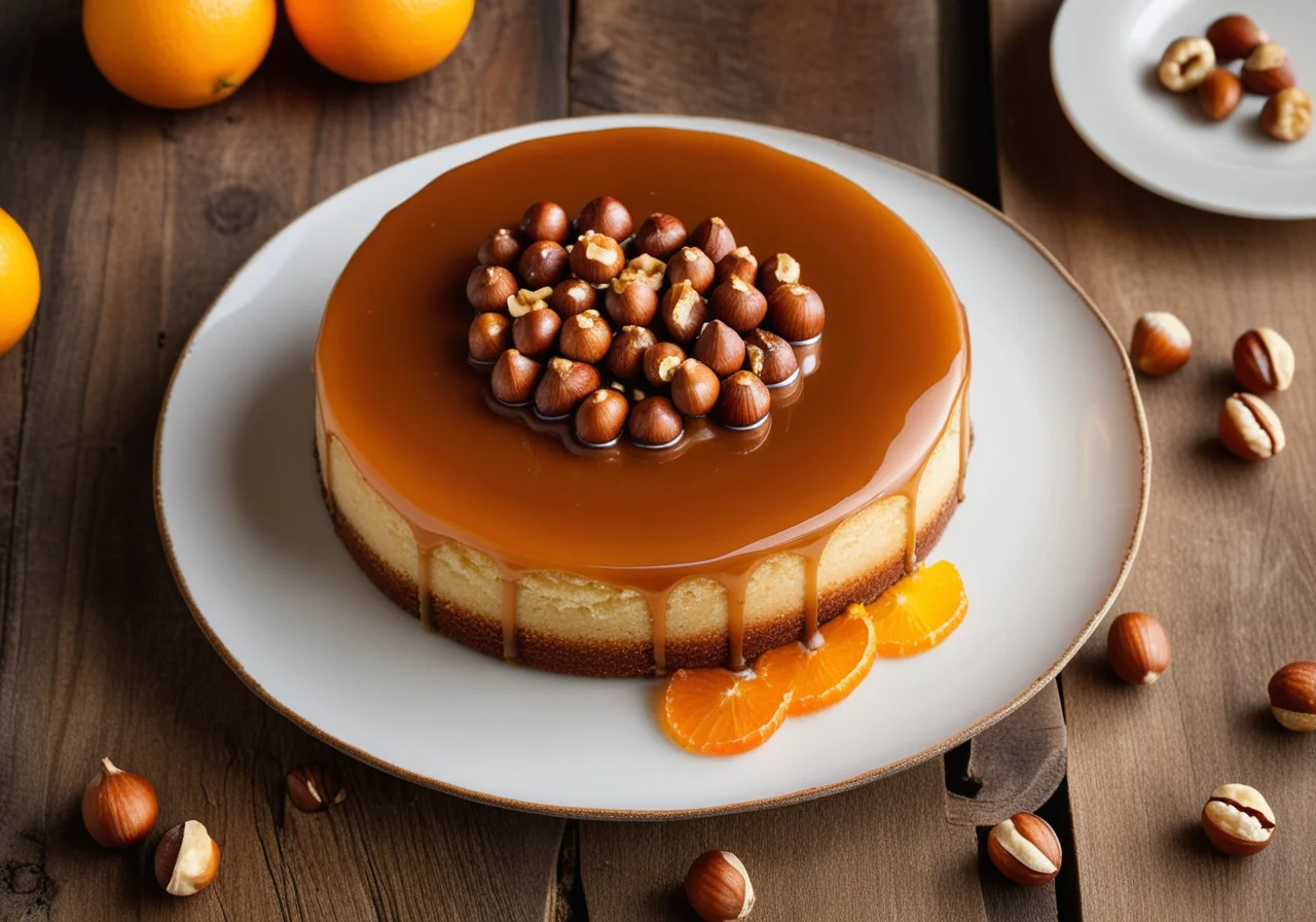 Nutty Caramel Cake