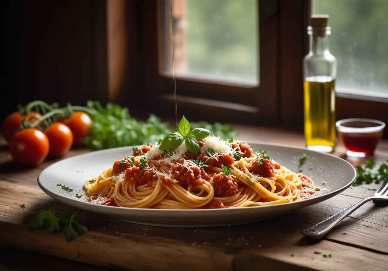 Spaghetti with Tomato Sauce