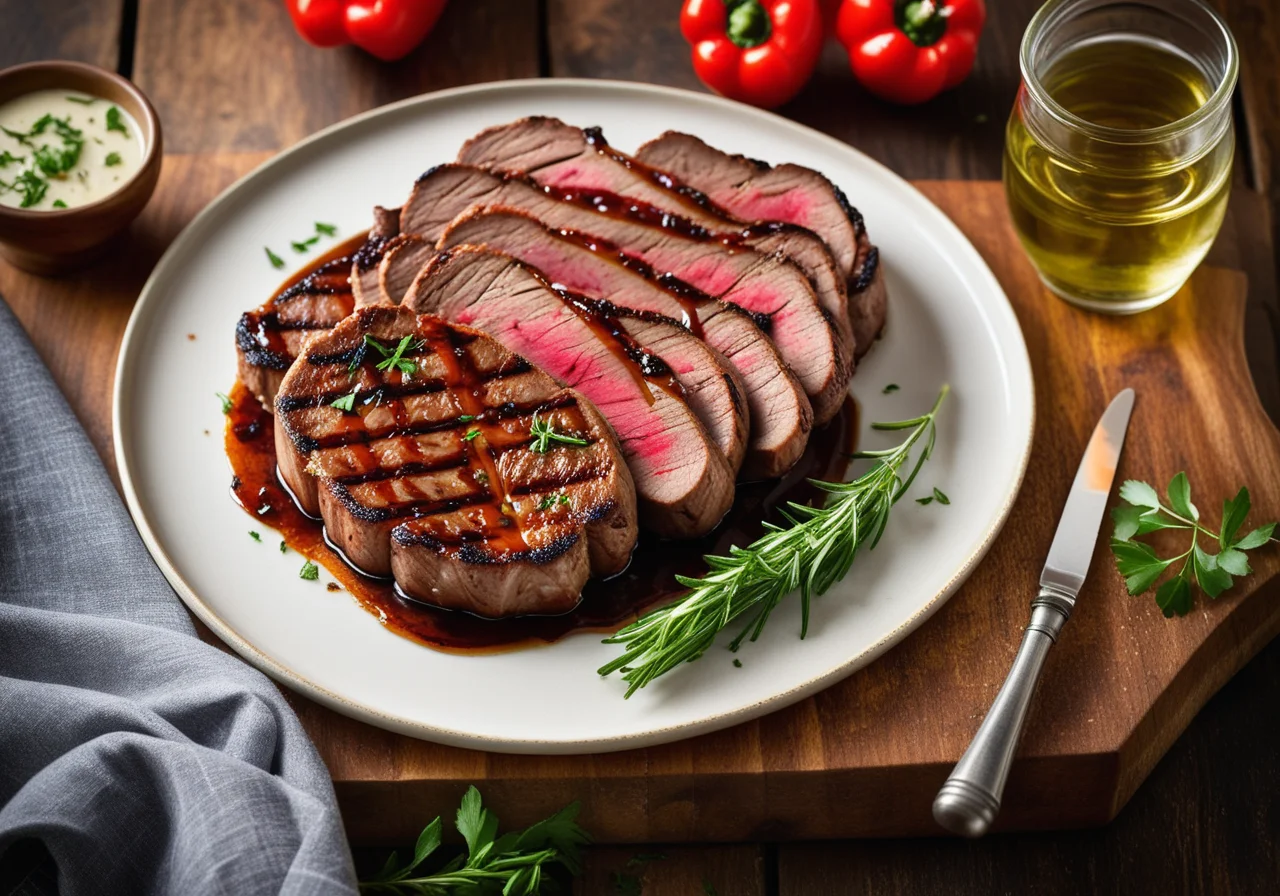Marinated Neck Steaks