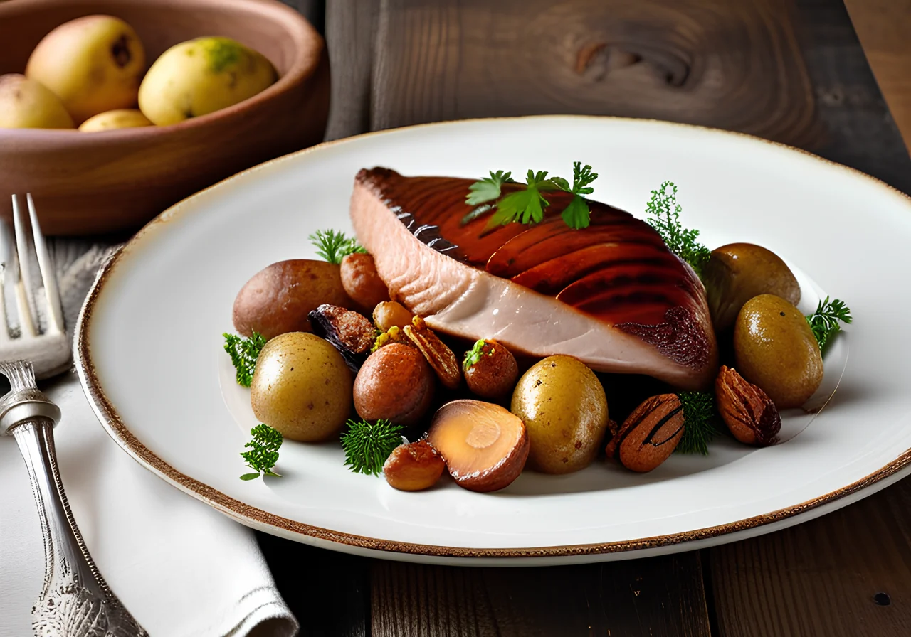 Pheasant with Chestnuts