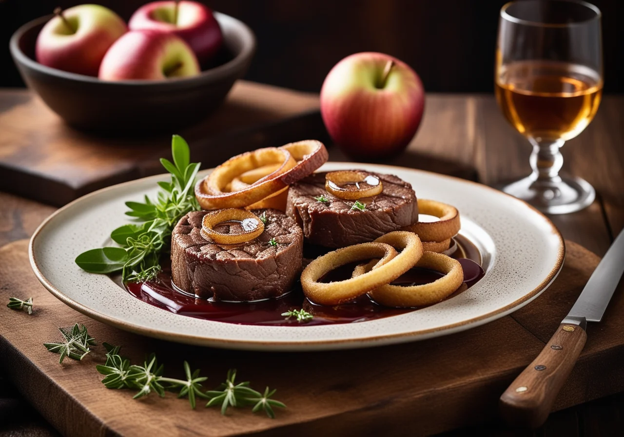 Veal Liver Berliner Style