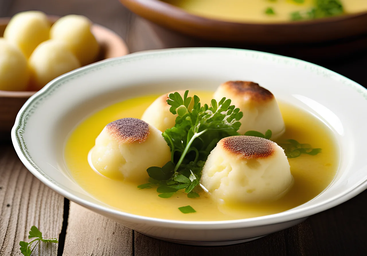 Soup with Semolina Dumplings