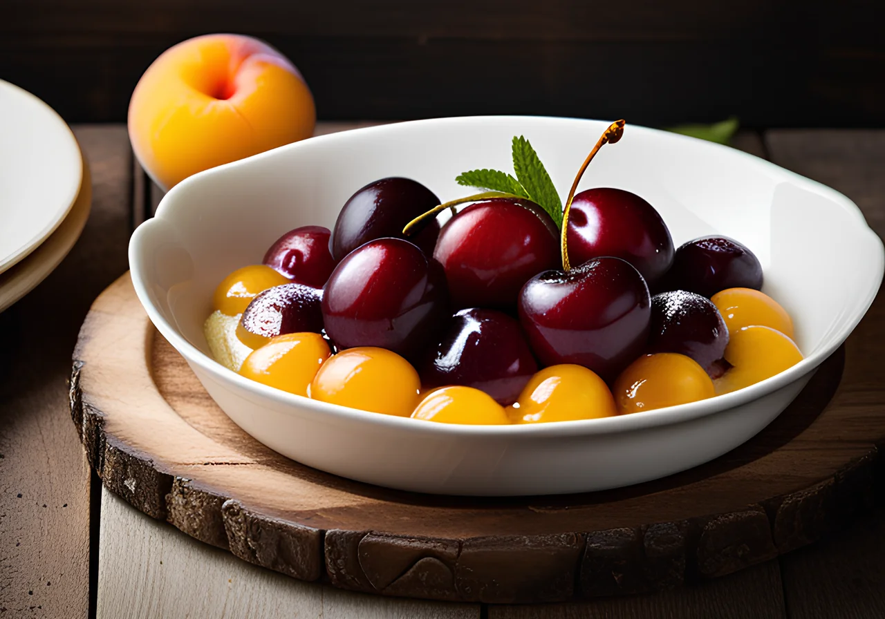 Cherry-Plum Casserole
