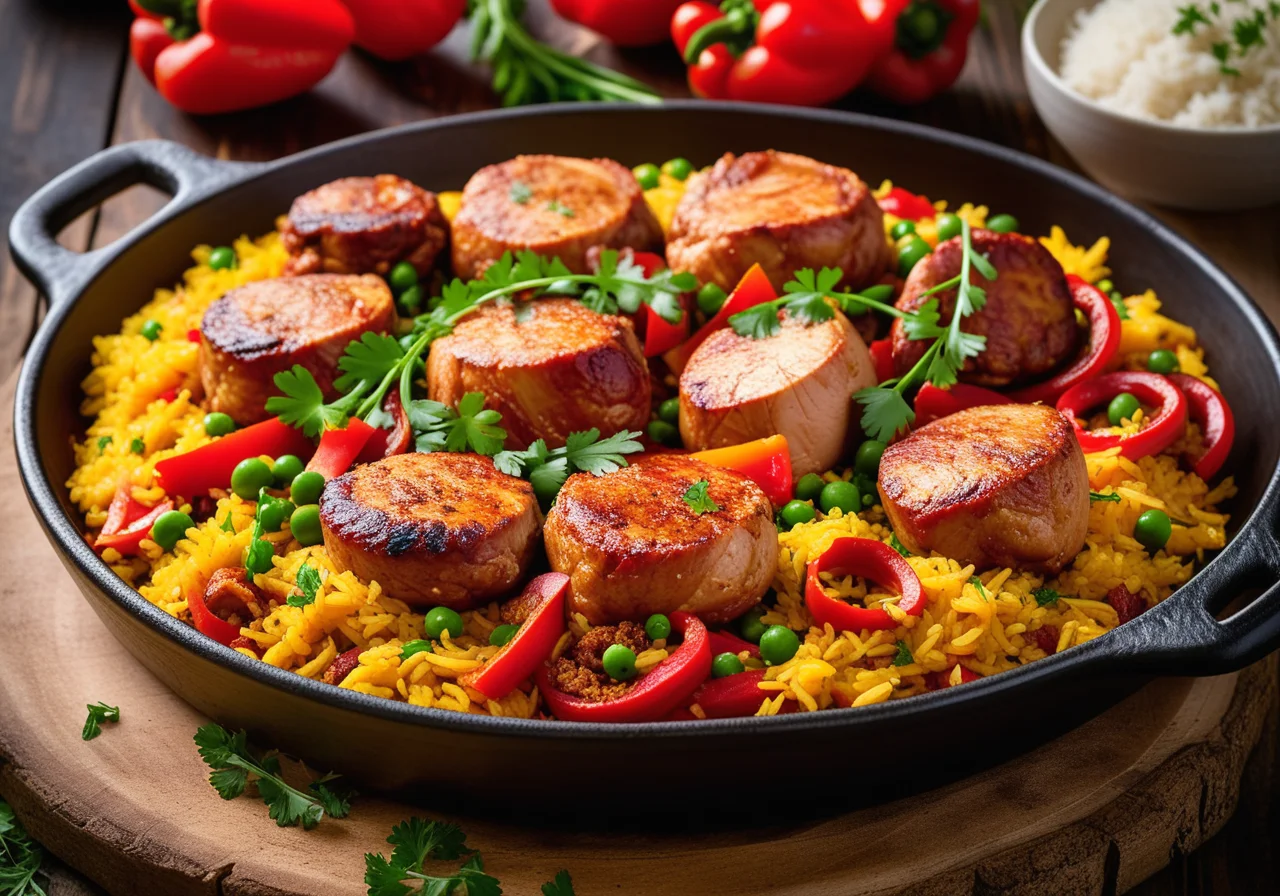 Hearty Chicken Paella