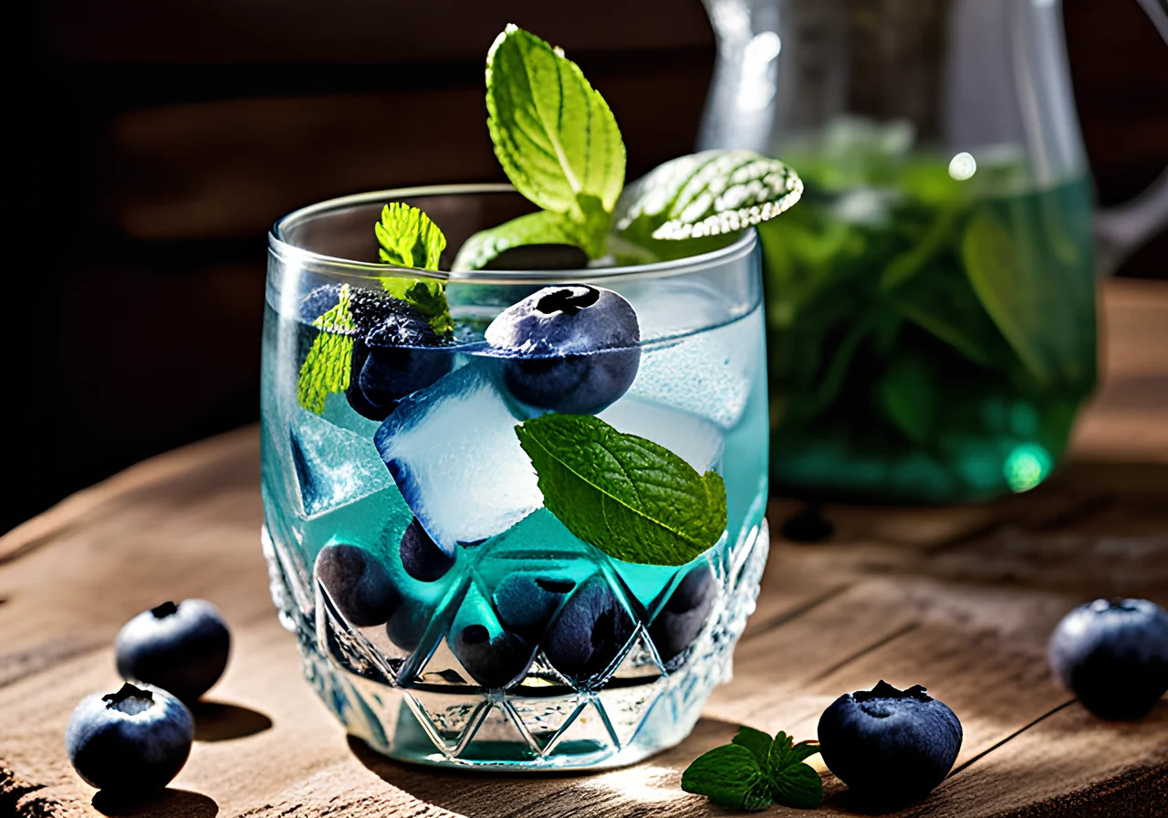 Blueberry Infused Water