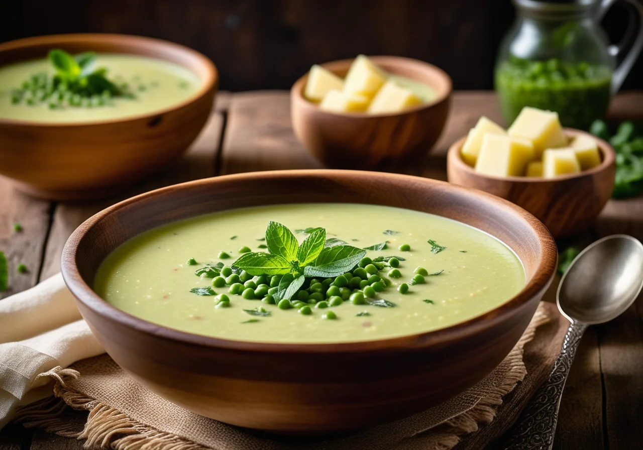 Vegan Pea Potato Soup