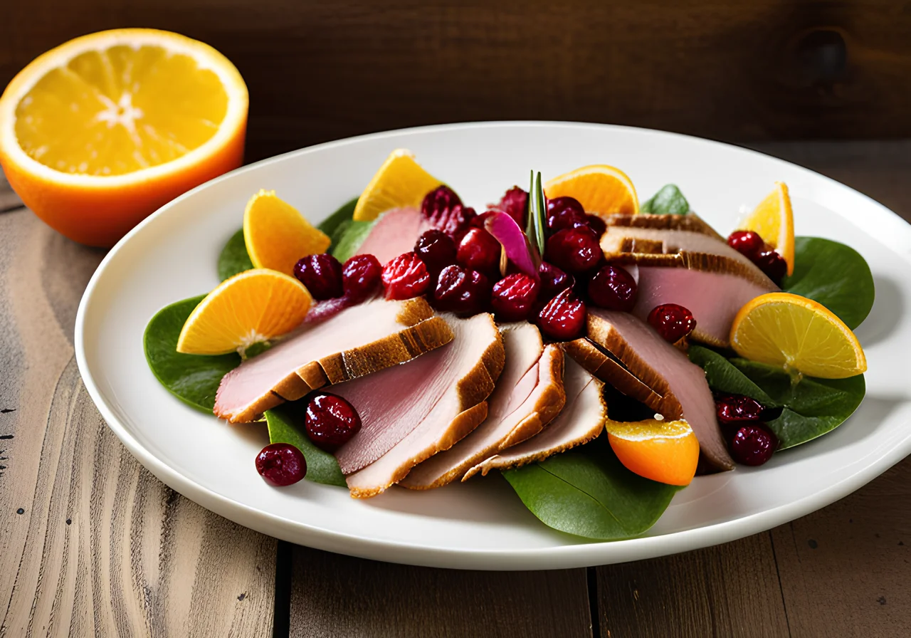 Smoked Duck on Salad