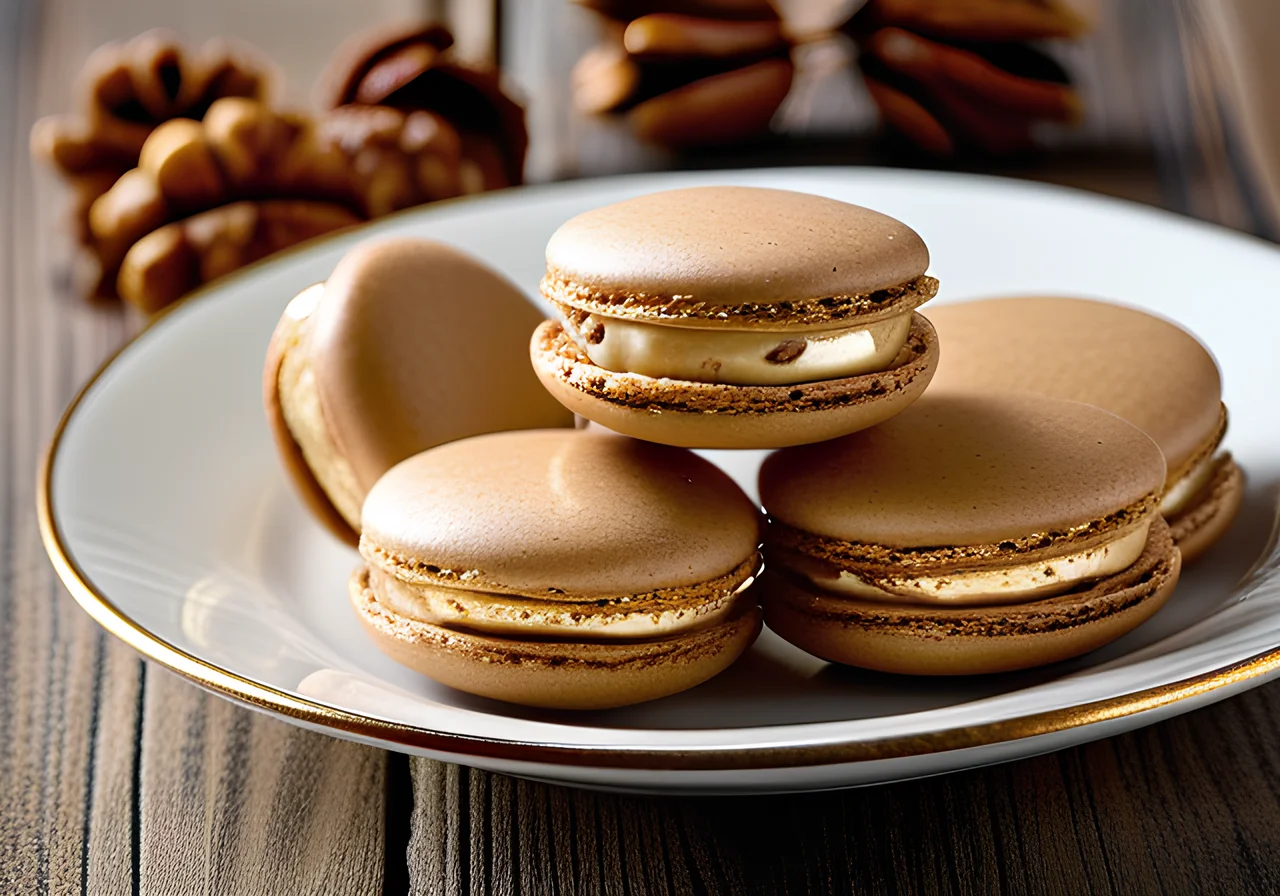 Pecan Macarons