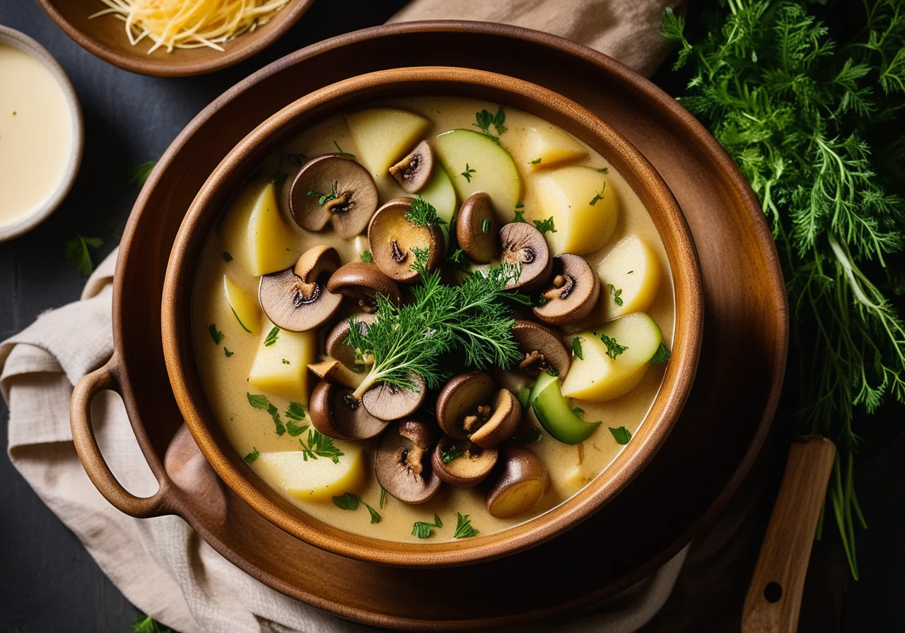 Pilz-Kartoffel-Eintopf