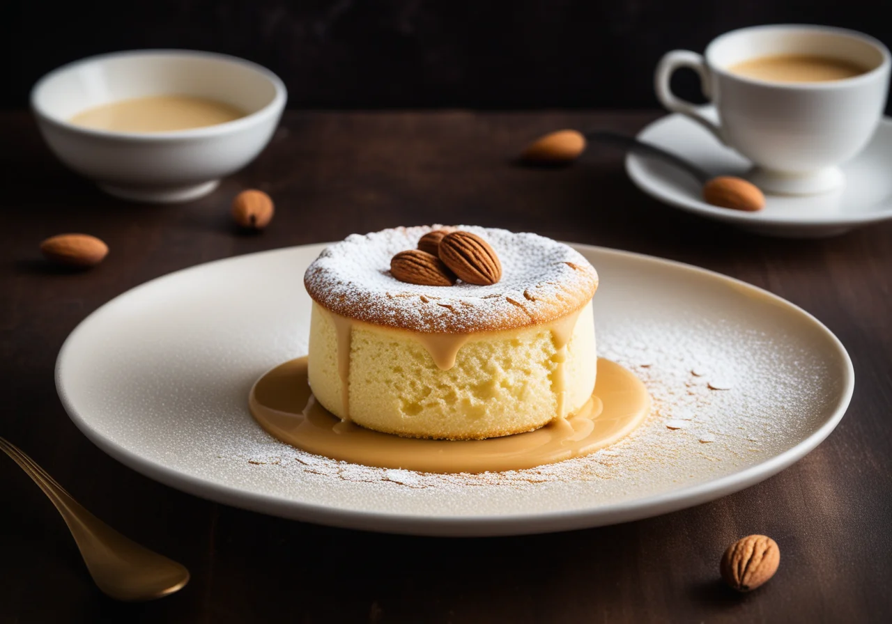 Vanilla Sauce with Egg White Foam