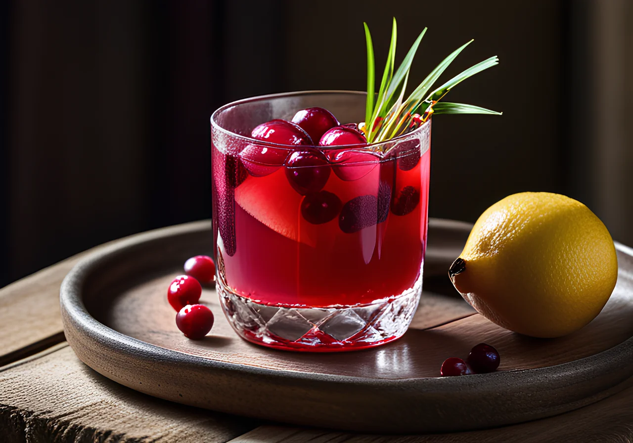 Cranberry Punch with Pear and Ginger