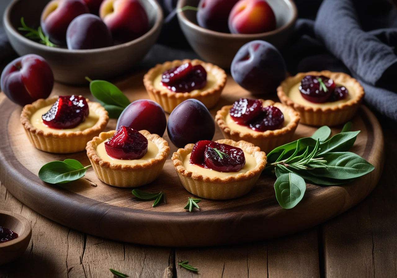 Goat Cheese with Plums