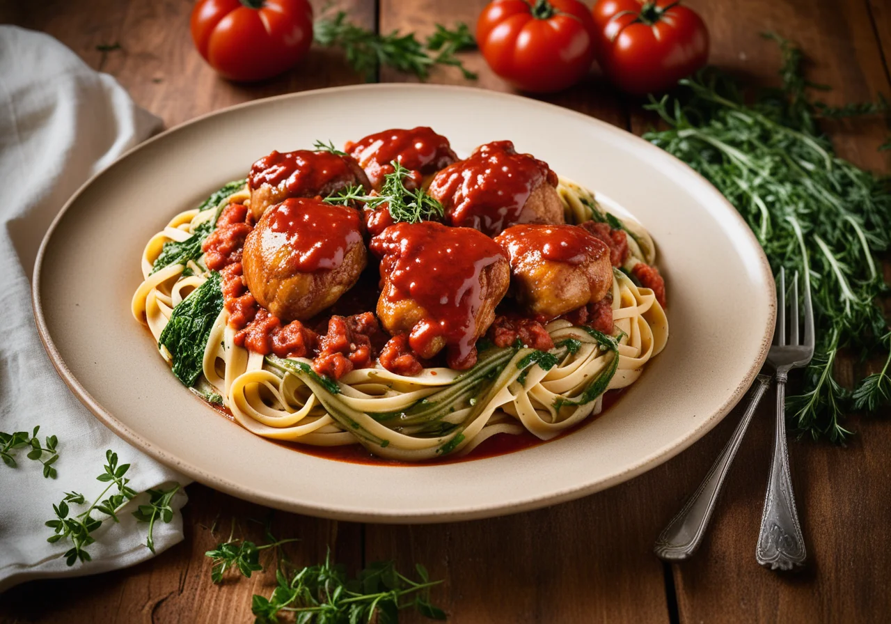 Chicken Thighs in Tomato Sauce