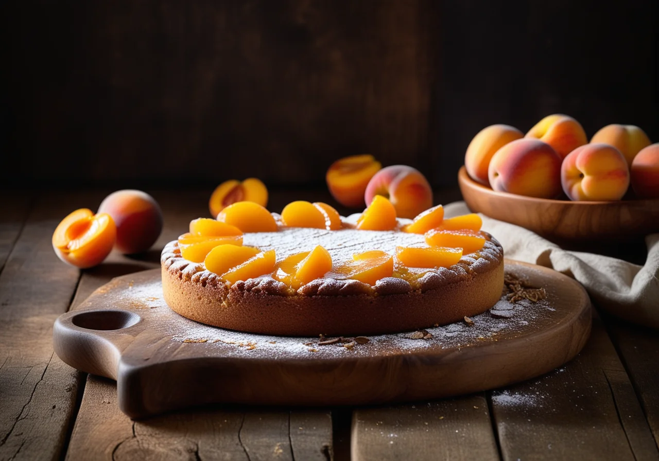 Quark Cake with Apricots