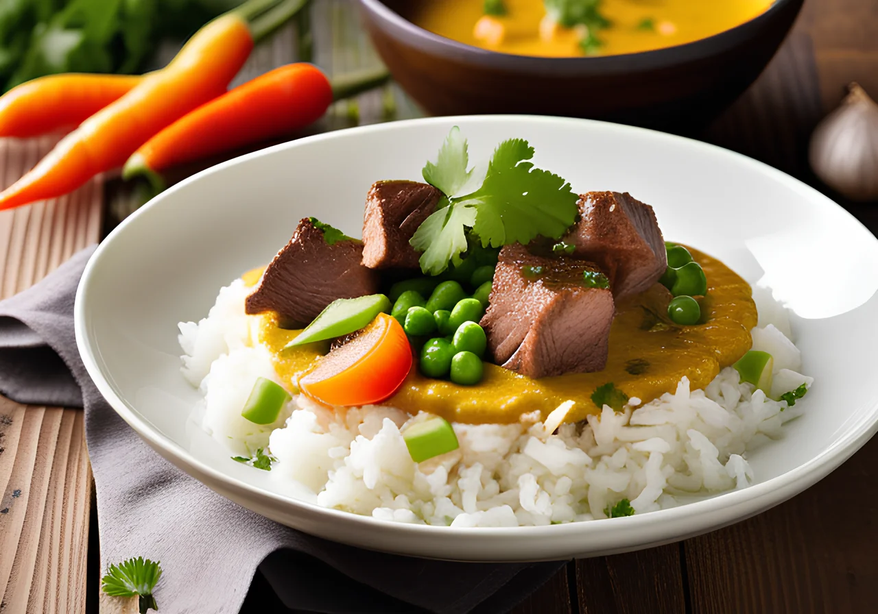 Beef in Coconut Curry Sauce