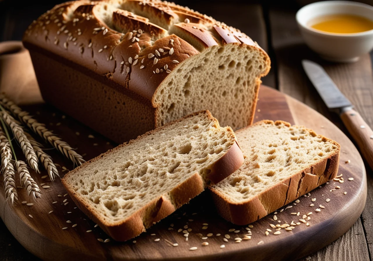 Gluten-Free Bread with Flax Seeds