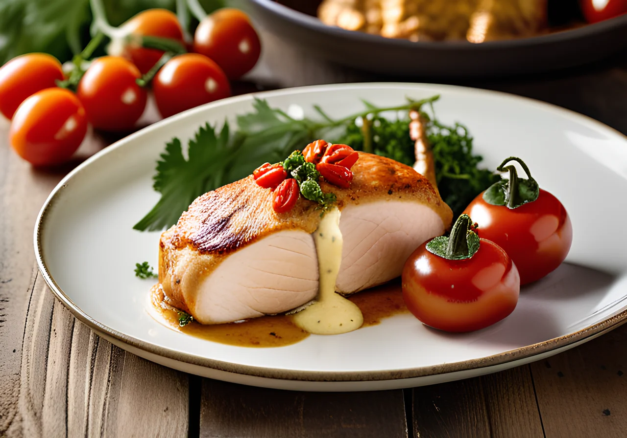 Pearl Chicken Breast with Goji Berries