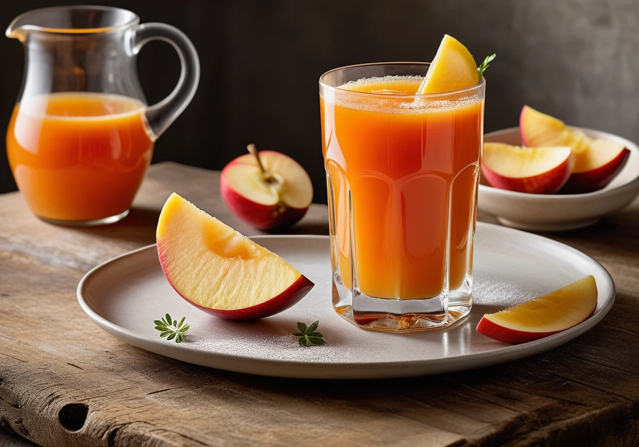 Apple-Carrot Juice with Cardamom and Honey