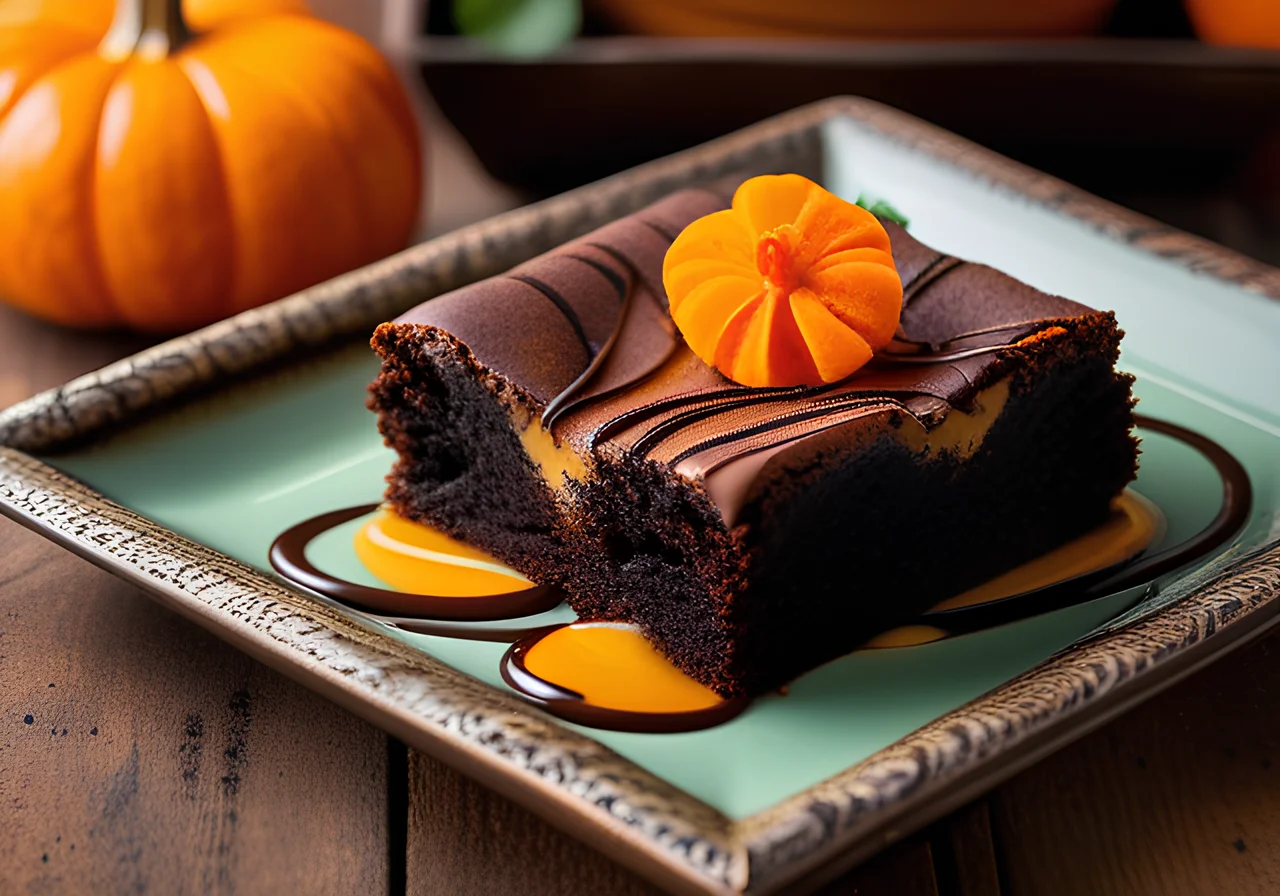 Gluten-Free Pumpkin Brownies