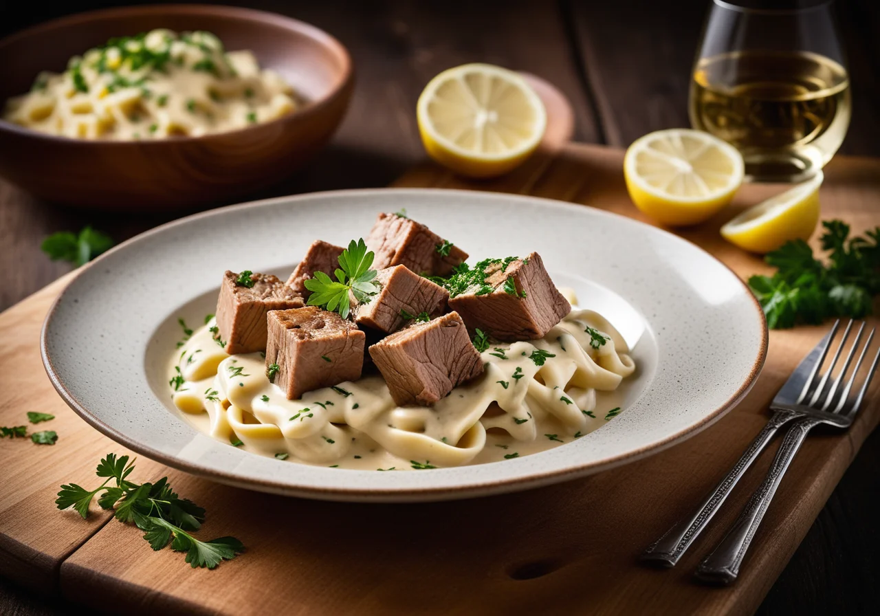 Veal in Swabian Style