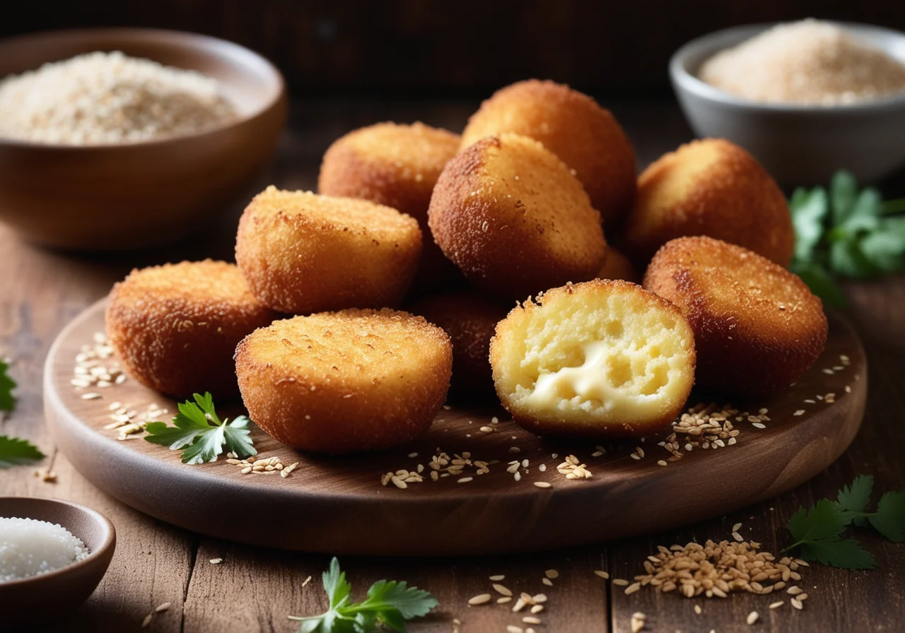 Potato Sesame Croquettes