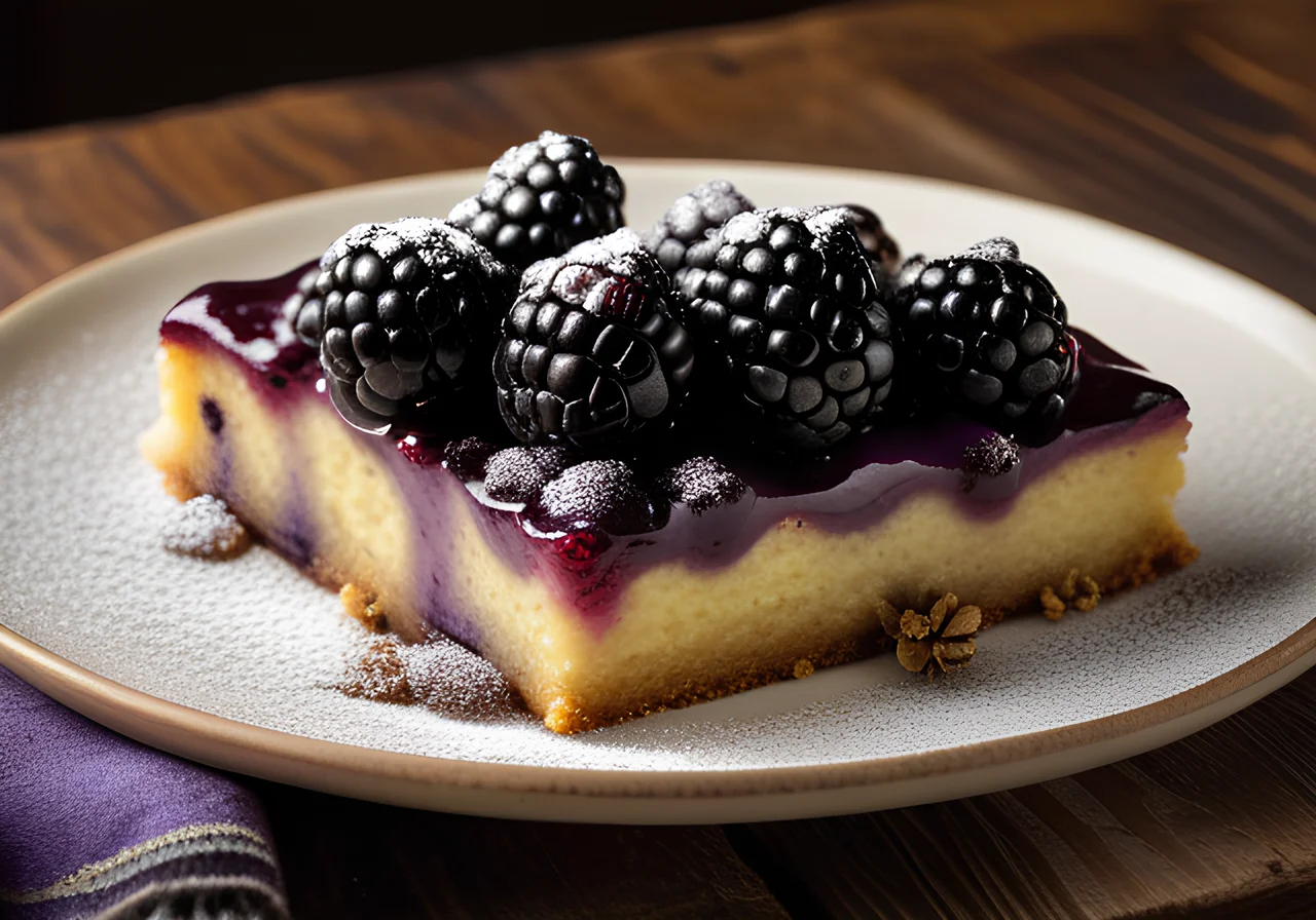 Blackberry Sheet Cake