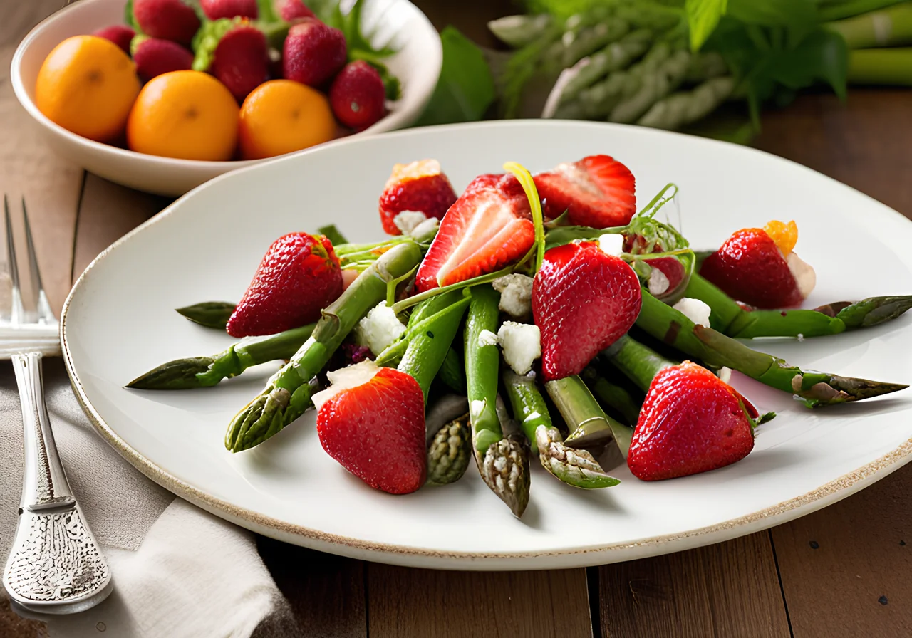 Asparagus Strawberry Salad