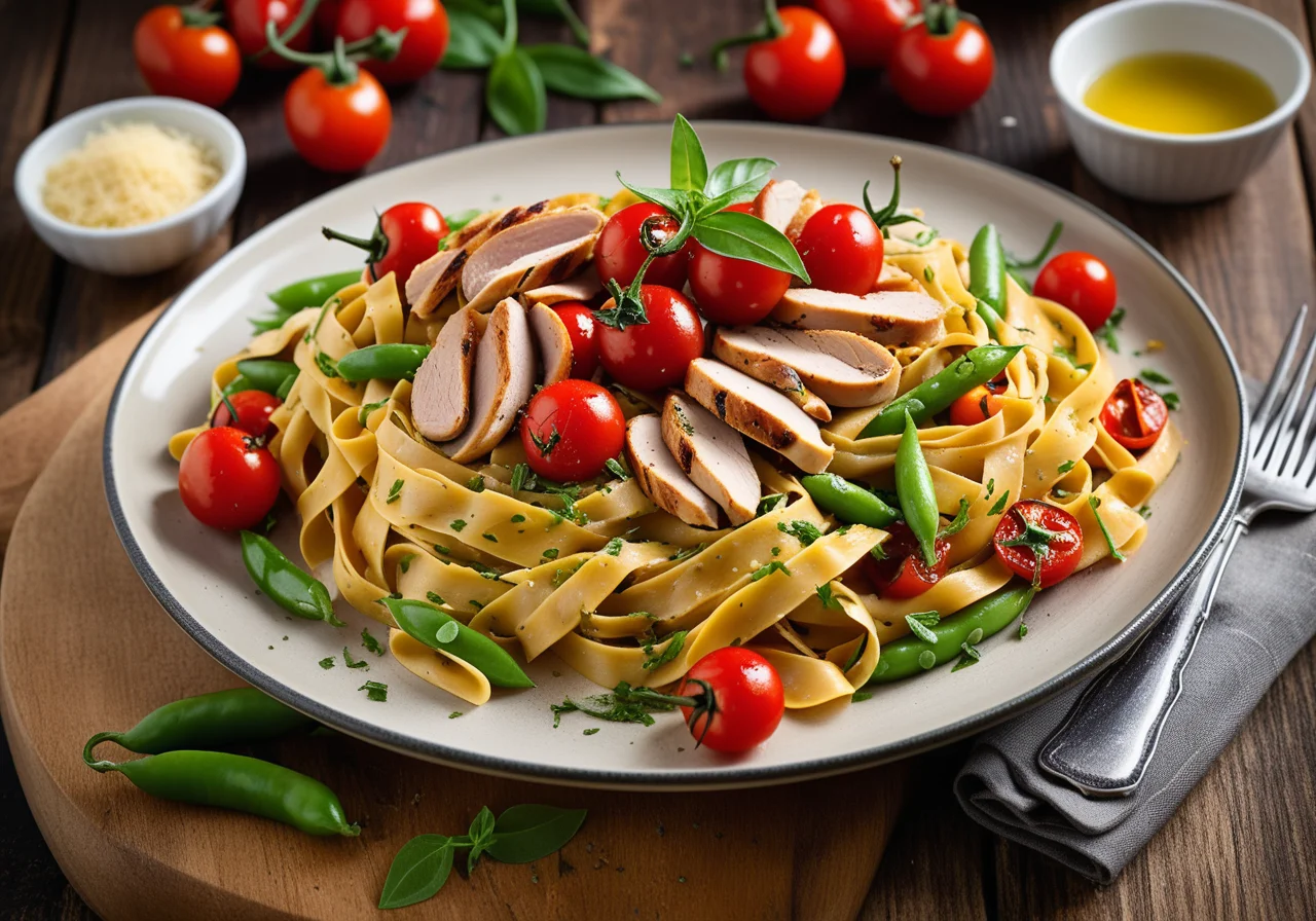 Pasta with Chicken and Vegetables