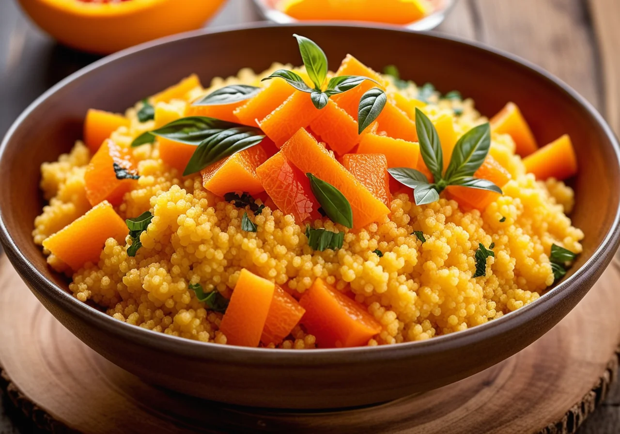 Orange Couscous with Carrots