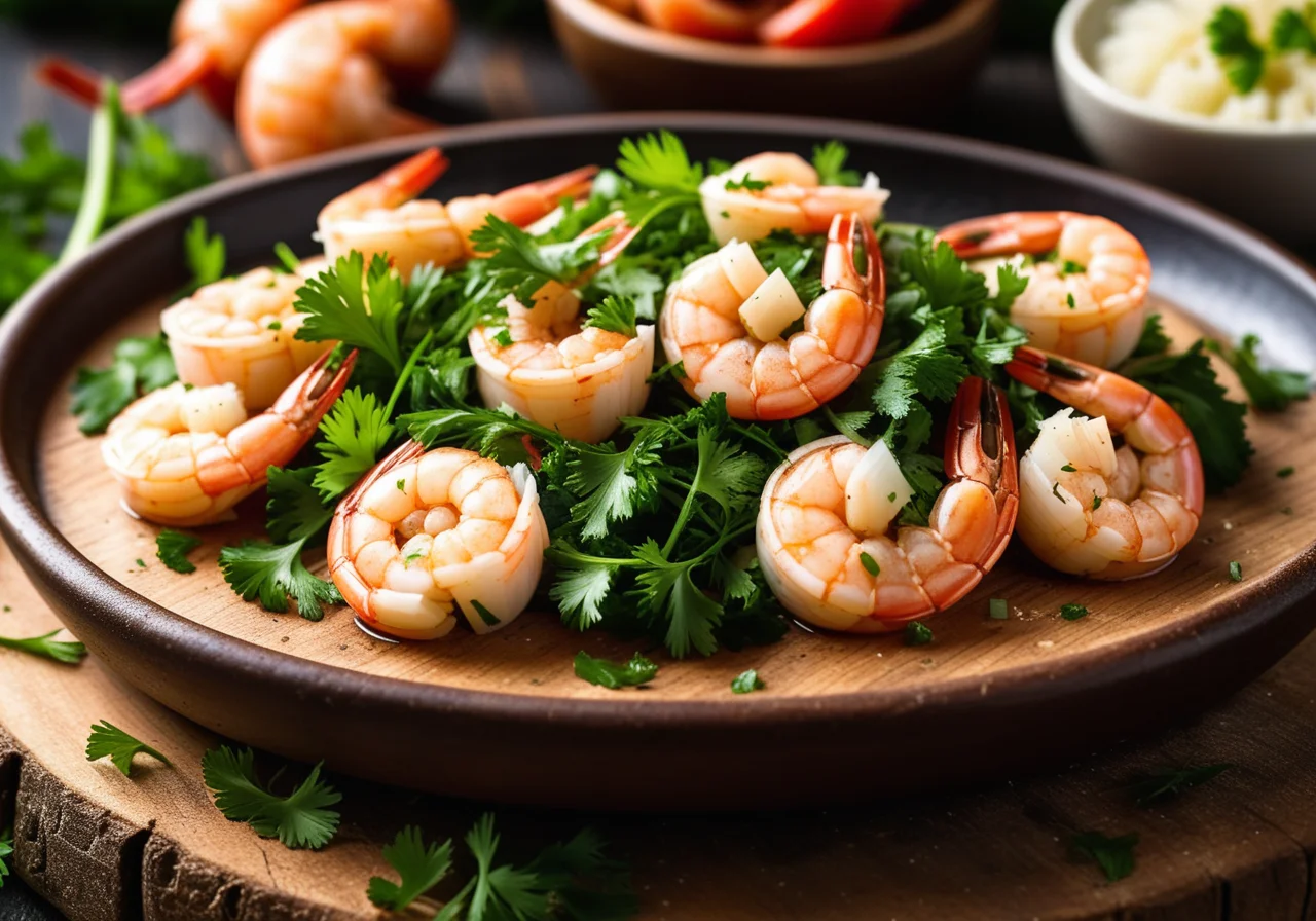 Garlic Shrimp with Parsley