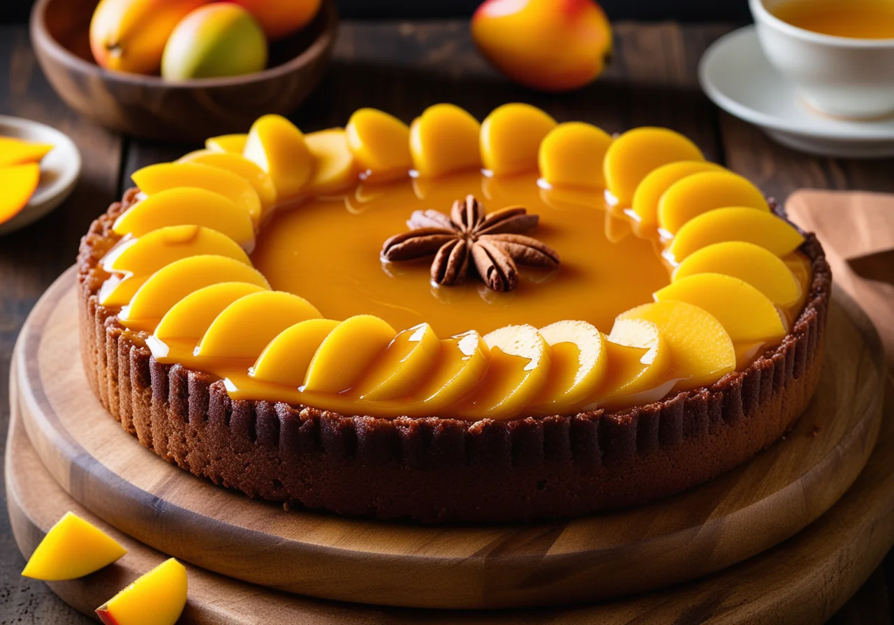 Mango Yeast Cake