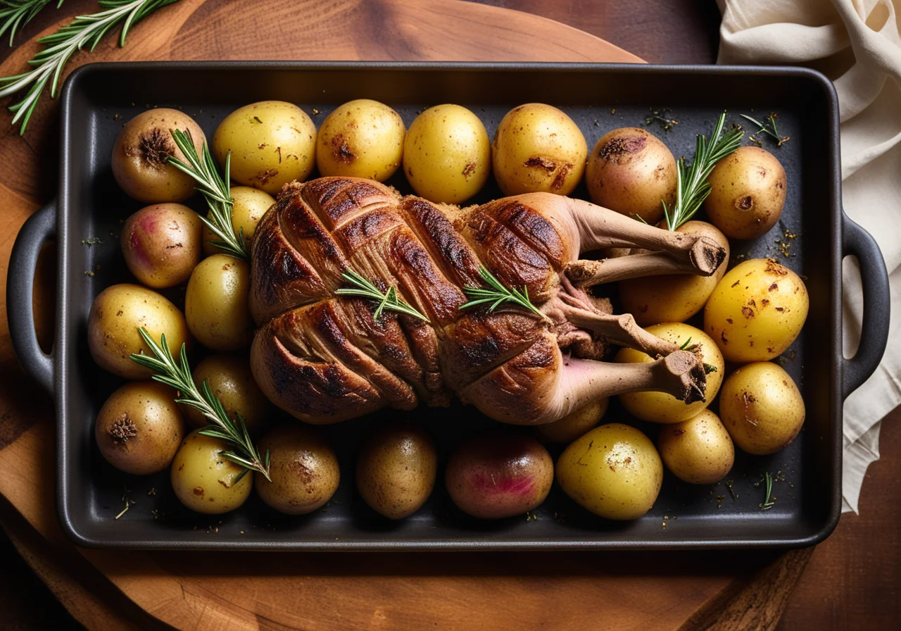 Lamb Roast with Potatoes