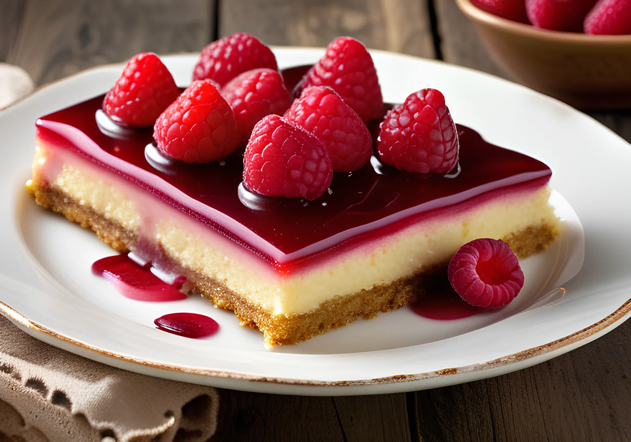 Raspberry Sheet Cake
