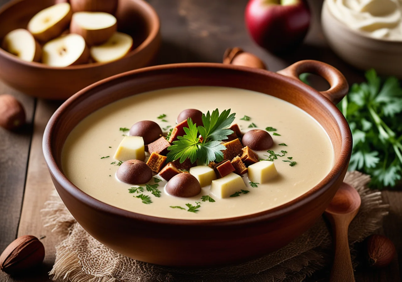 Chestnut Jerusalem Artichoke Soup