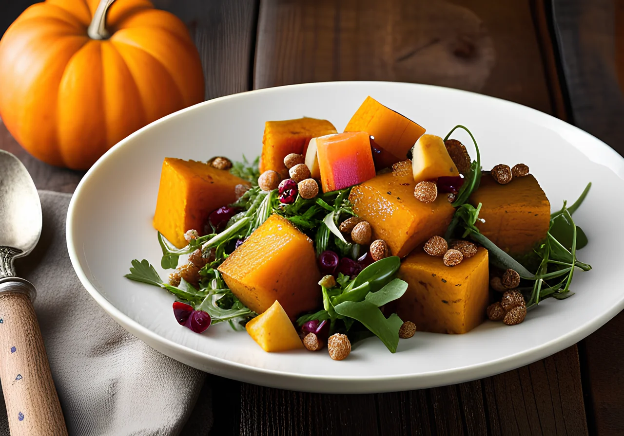 Pumpkin Buckwheat Salad