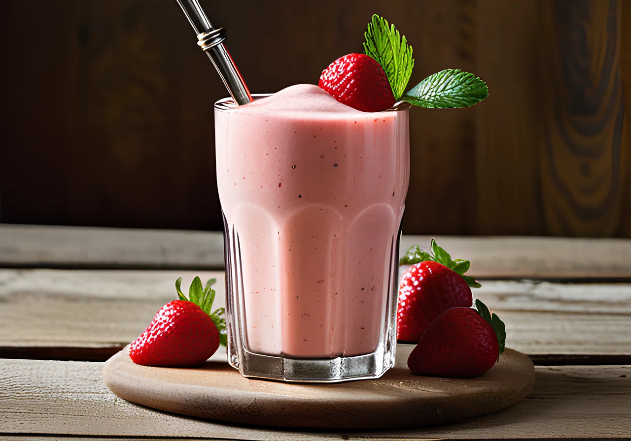 Strawberry Buttermilk Shake