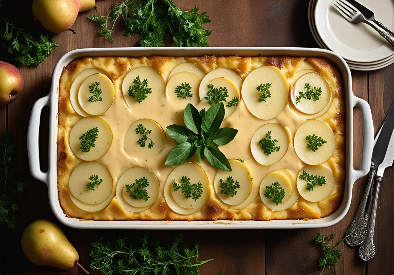 Pear and Potato Casserole