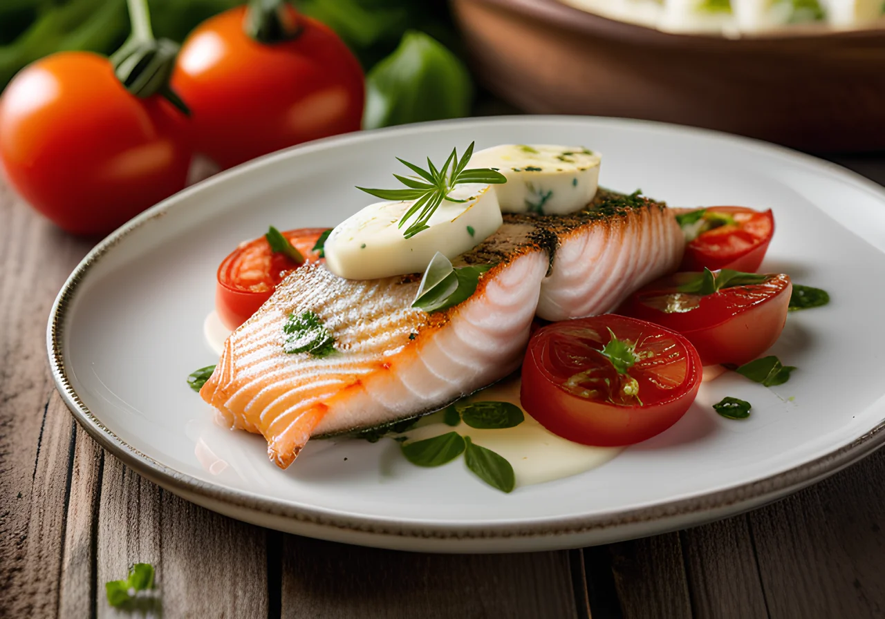 Baked Redfish Fillet